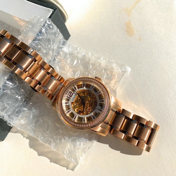 Design Jean Automatic Watches Big Watch Face Silver Band Design Jean Automatic Watches Big Watch Face Gold Band